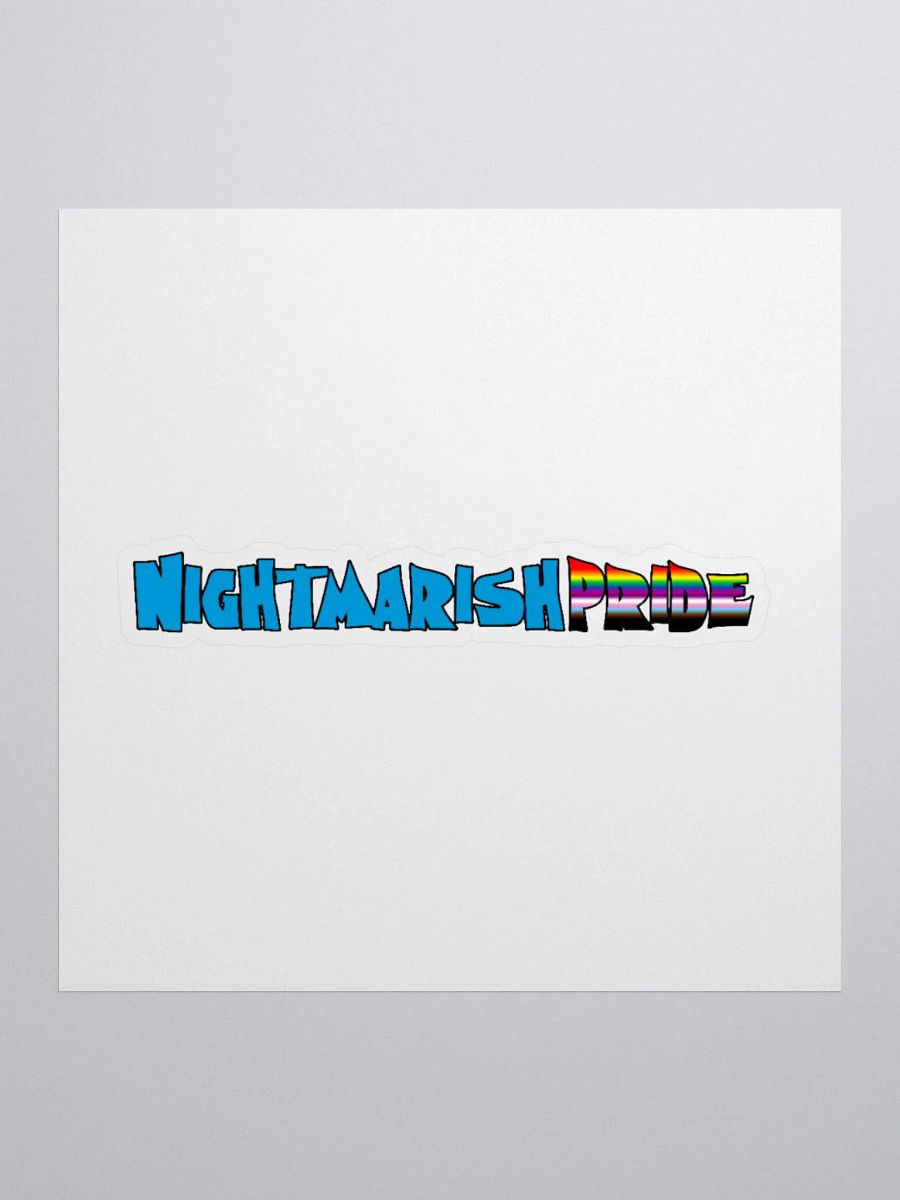 NightmarishPride Logo Sticker product image (1)