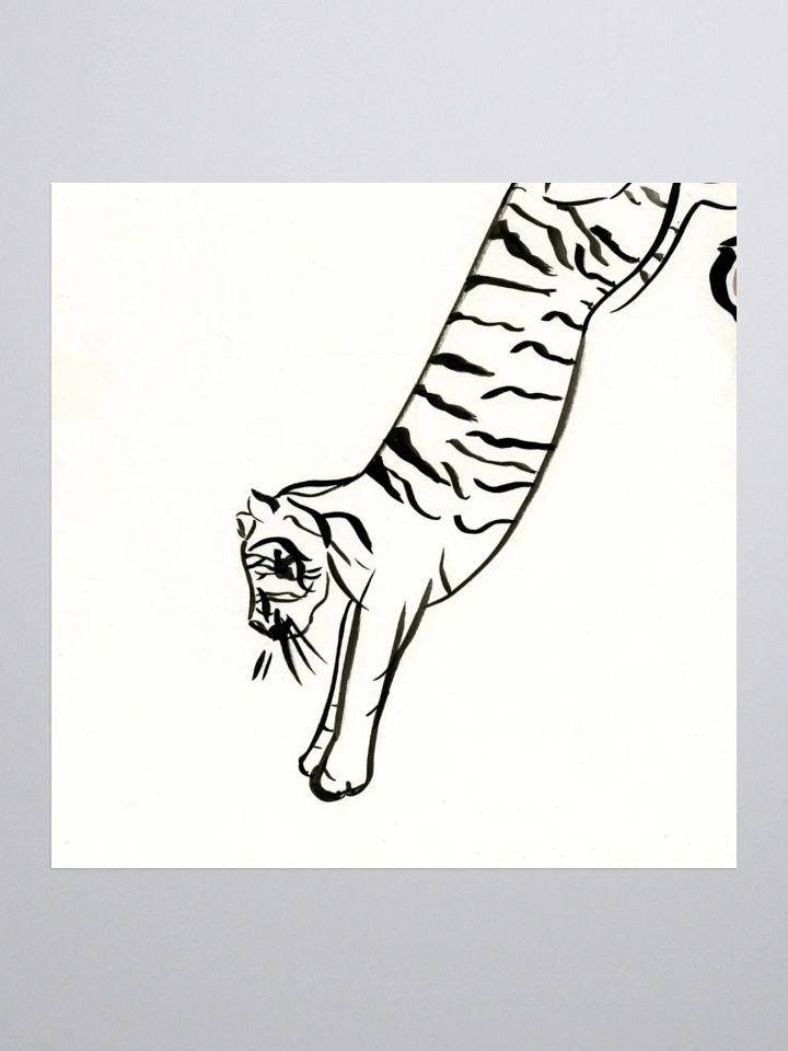 Jumping Tiger Sticker product image (2)