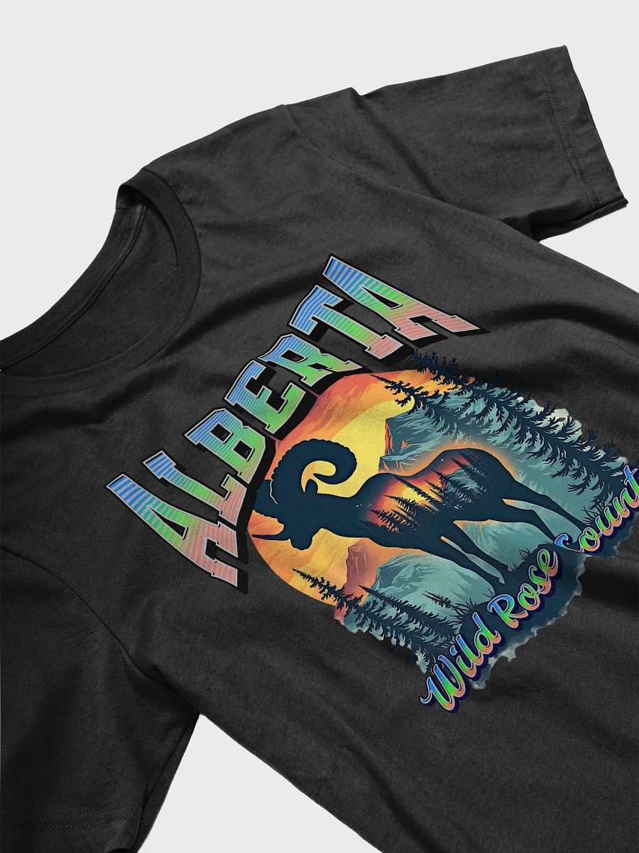 Alberts Wild Rose Country Rocky Mountain Bighorn Sheep Softness Unisex T-Shirt product image (2)
