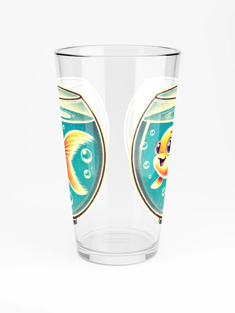 Happy Goldfish 16 oz Glass - Retro Glassware product image (3)