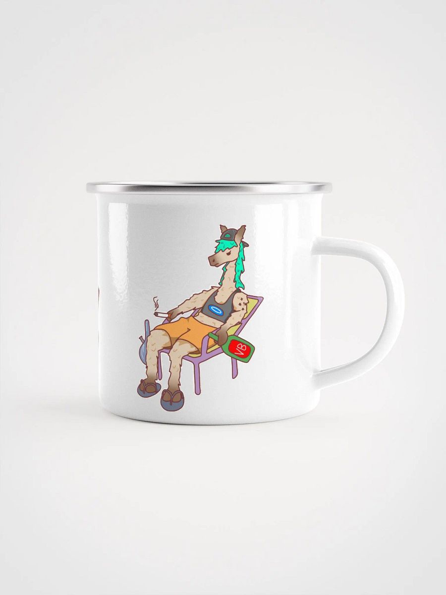 Bogan Lama Enamel Mug product image (1)