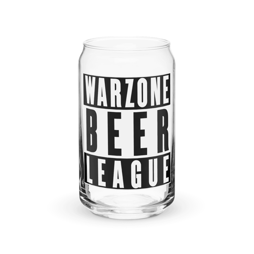 Warzone Beer League (Straight Outta) - Beer Can Glass product image (1)