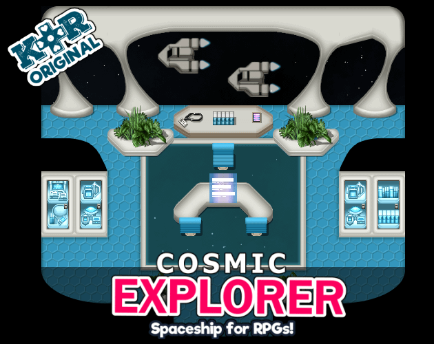 KR Cosmic Explorer ~ Spaceship Tileset for RPGs product image (1)