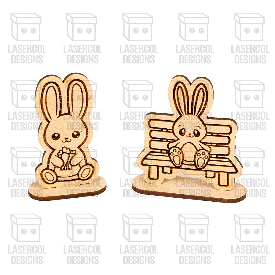 Easter Cutouts With Base Set 4 - Laser Cut Files product image (5)