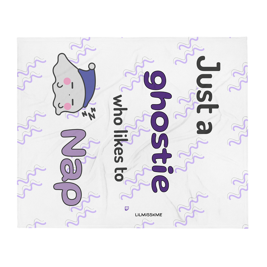 Just A Ghostie Who Likes to Nap | Blanket | product image (1)