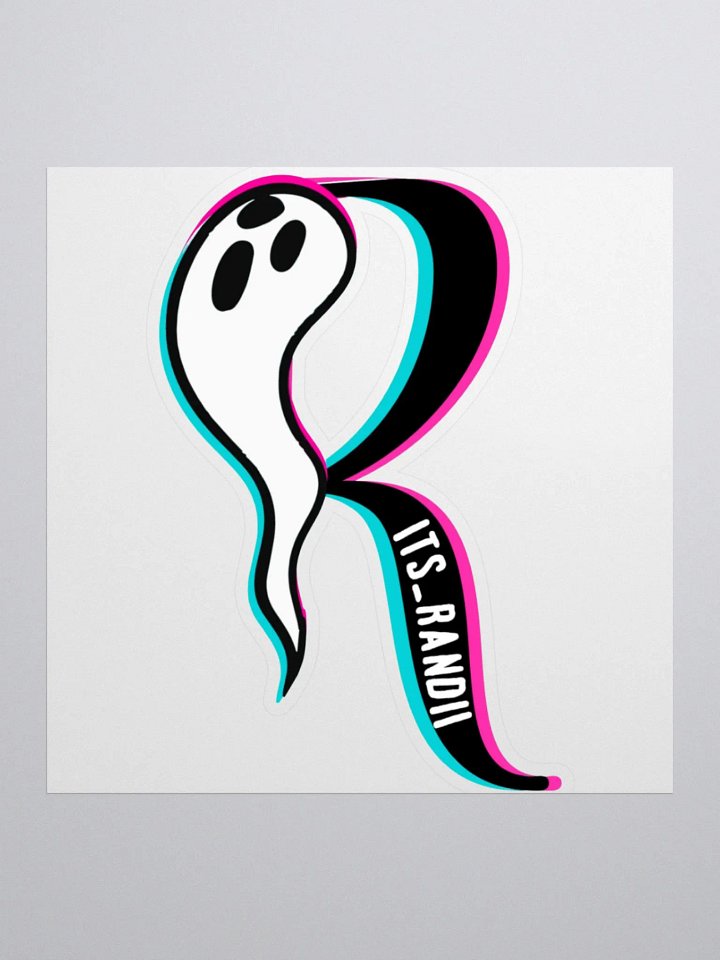 Logo Sticker Black Detail product image (3)
