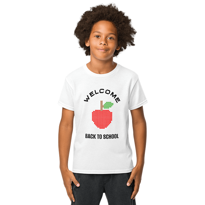 Pixelated Apple Welcome Back Tee product image (57)