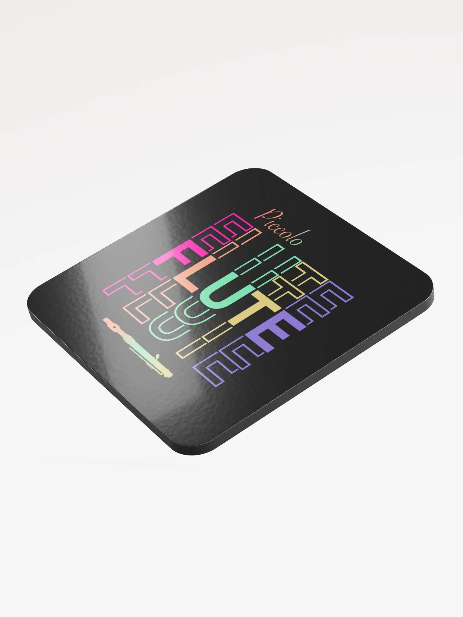 Symmetrical Flute Graphic Coaster - Picc product image (3)