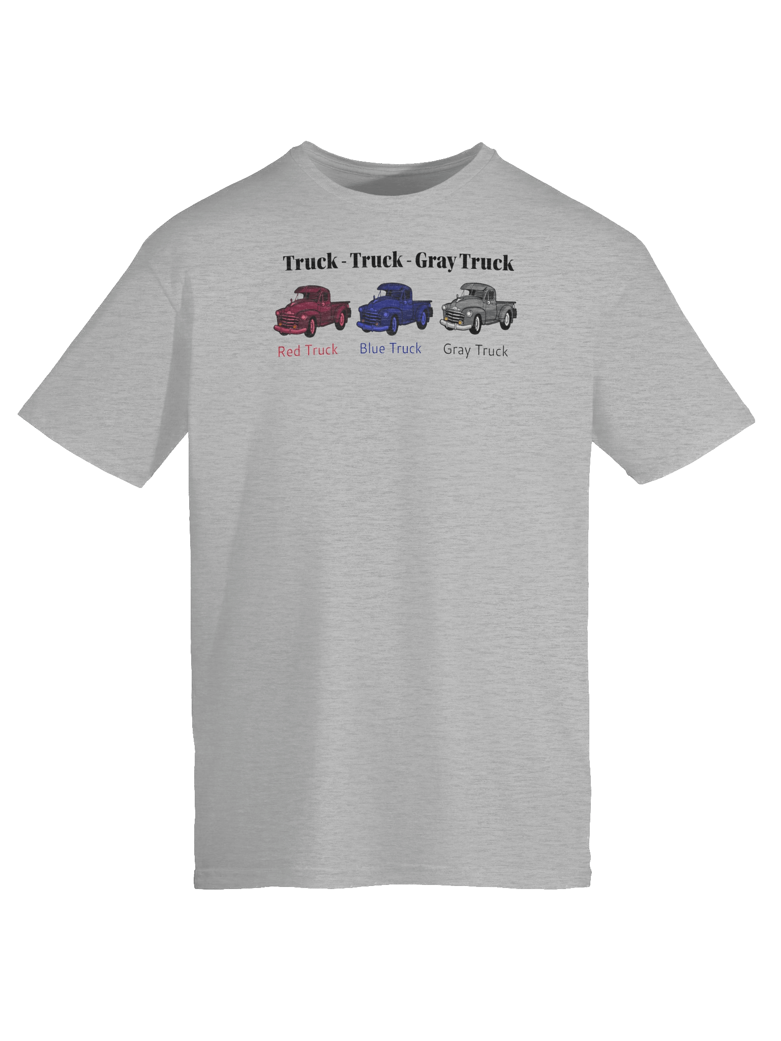 Truck Truck Gray Truck T-Shirt (unisex) product image (33)