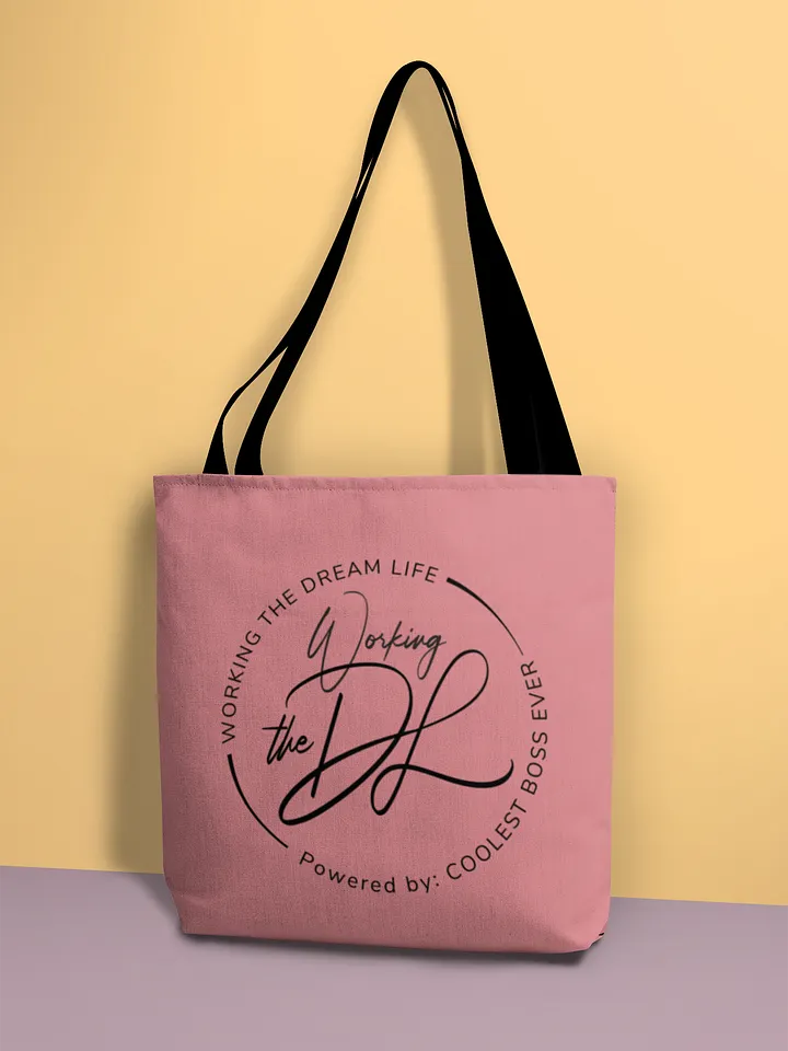 Pink Econscious Organic Cotton Tote Bag – Eco-Friendly Reusable Shopping & Everyday Carry Bag product image (1)