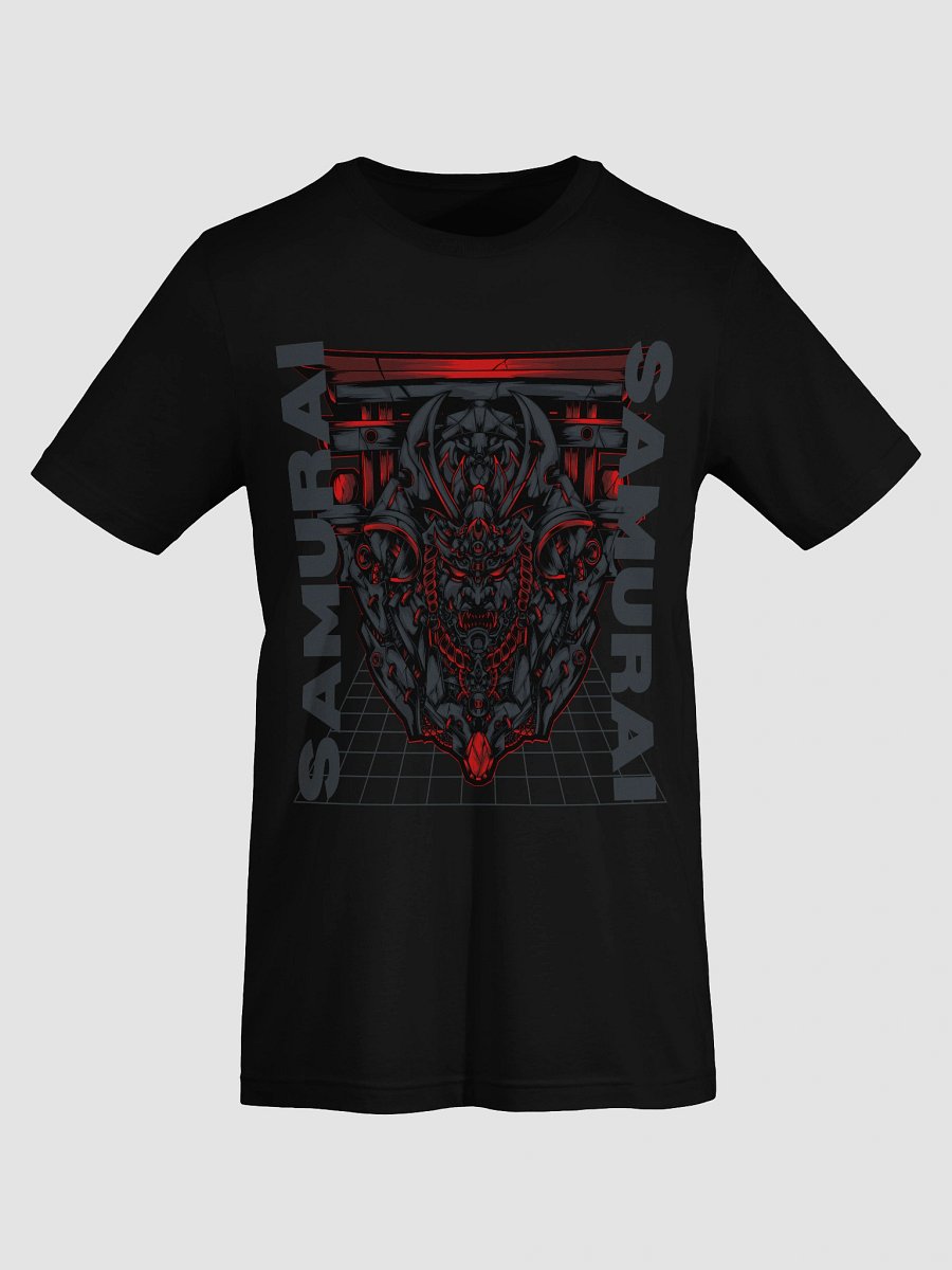 Samurai Helmet Red and Black T-Shirt product image (69)