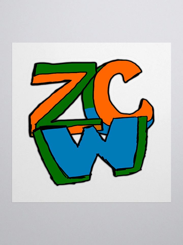 Vibrant ZCW Kiss Cut Stickers product image (1)