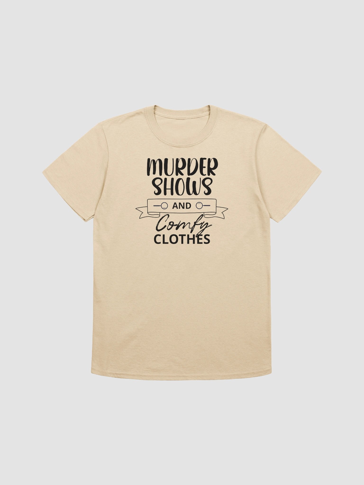 Murder Shows and Comfy Clothes Halloween T-Shirt - Light product image (72)