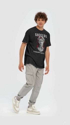 Success Demands Sacrifice Black Relaxed T-shirt
Description 
100% ring-spun cotton
Heavyweight fabric (6.1 oz)
Relaxed fit
#B...
