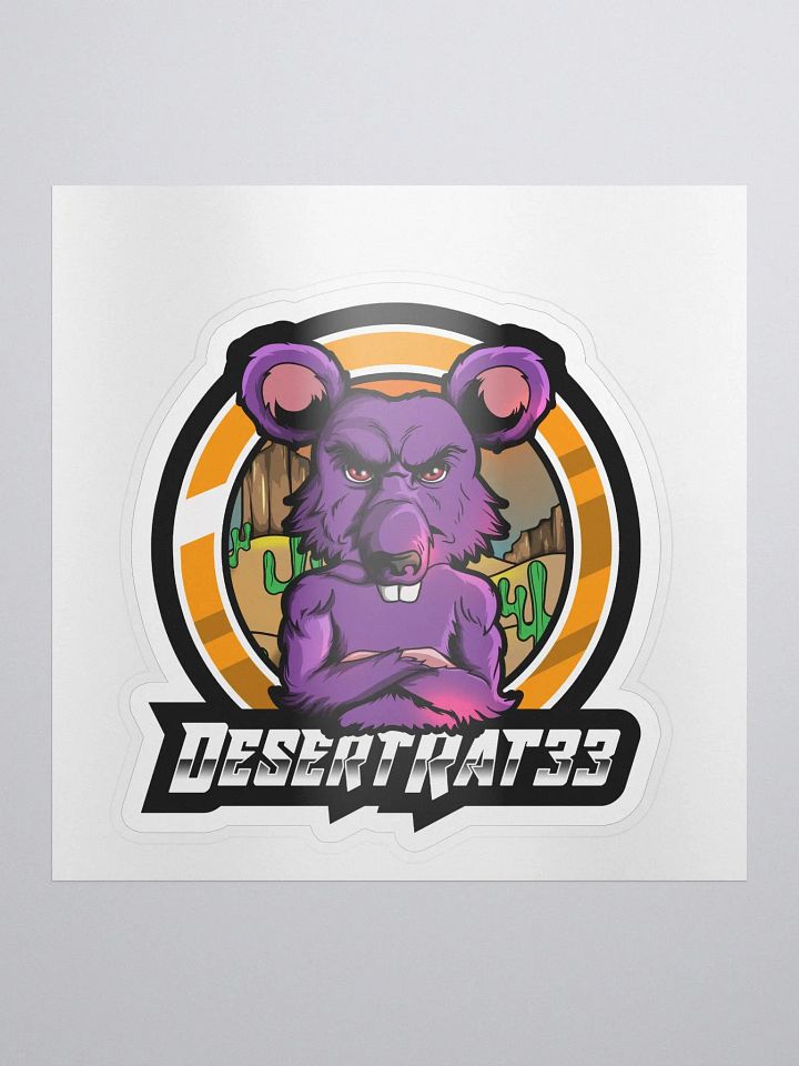 DesRat33 Logo Sticker product image (1)