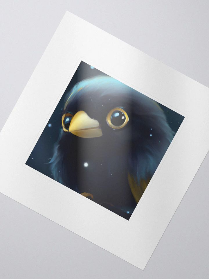 Cute Galactic Bird Omega Sticker product image (2)