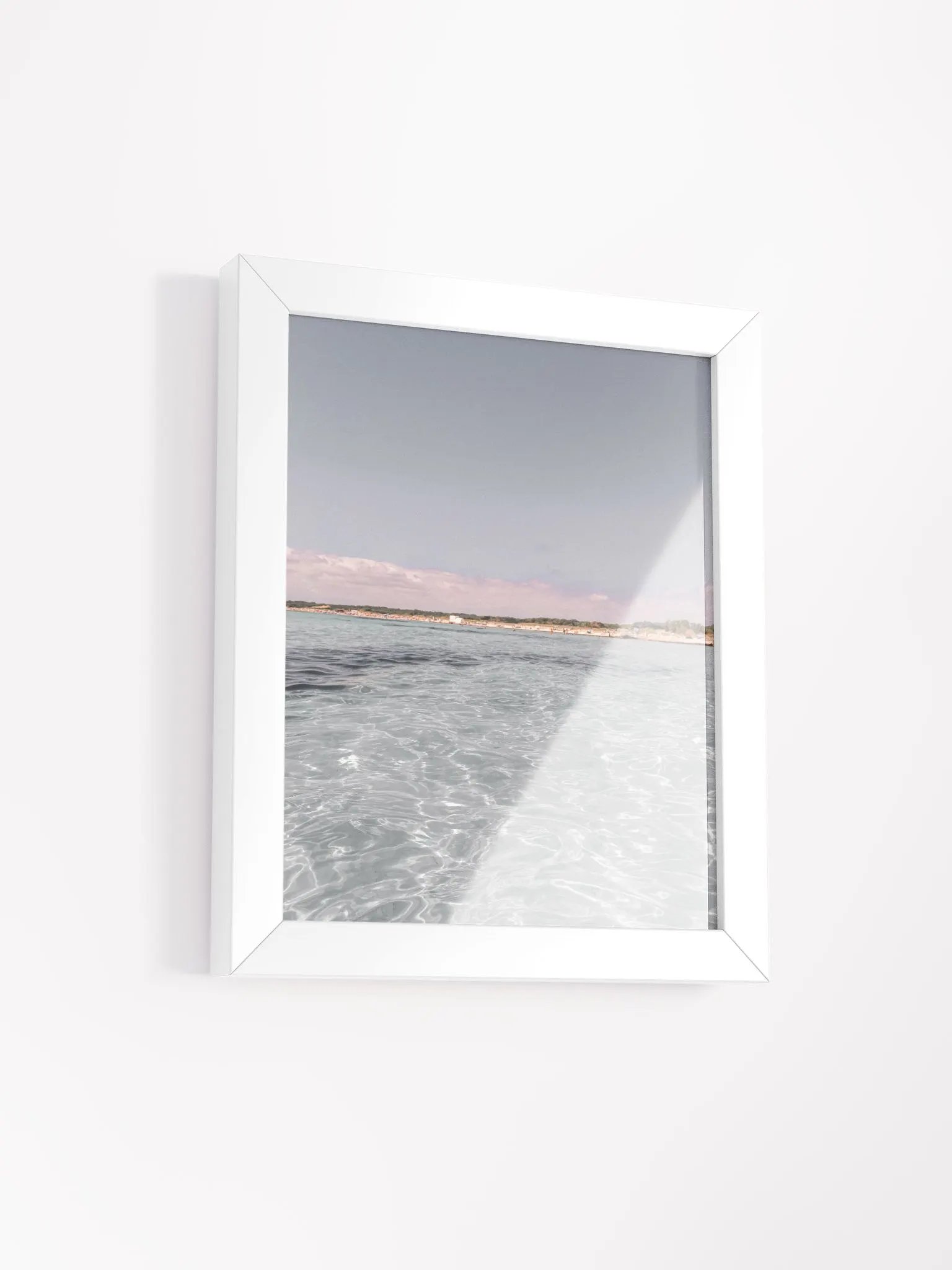 Mediterranean Beach - Framed High-Quality Matte Poster product image (2)