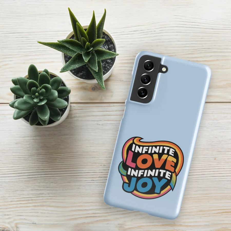 Infinite Love Infinite Joy Snap Case for Samsung (Blue) product image (5)