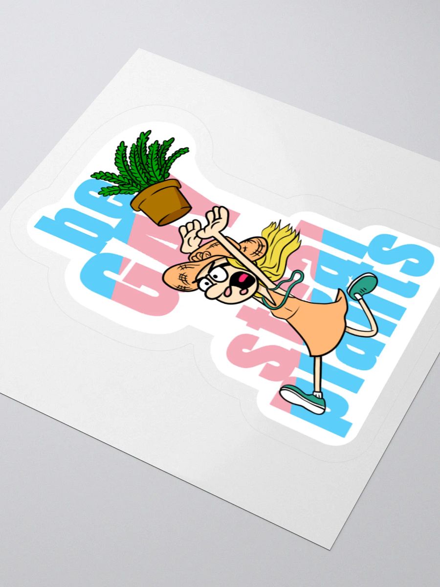 Fern Girl Sticker (Trans) product image (3)