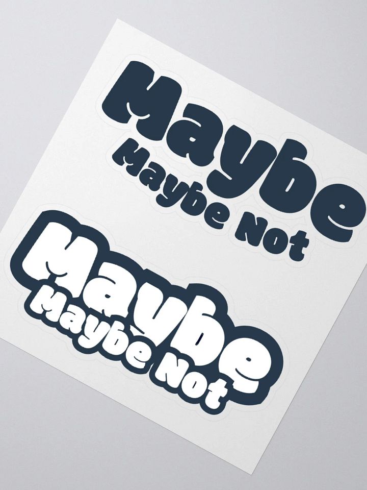 Modern Maybe Not Stickers product image (1)