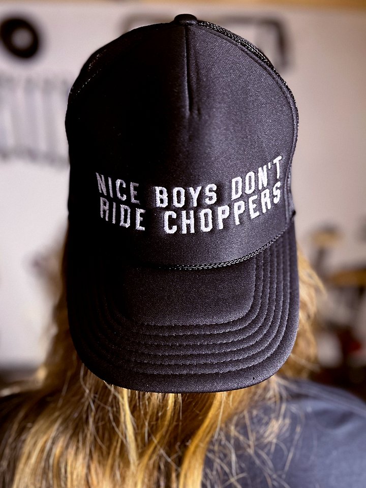 Nice Boys Don't Ride Choppers Trucker Hat product image (2)