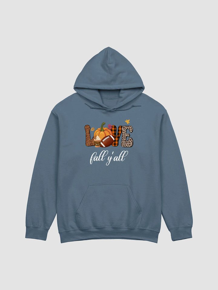 Love Fall Y'all Football Pumpkin Spice Hoodie product image (2)