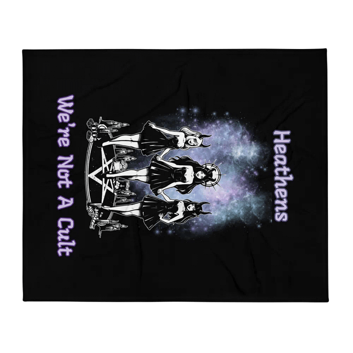 We're Not A Cult Blanket W/Background product image (1)