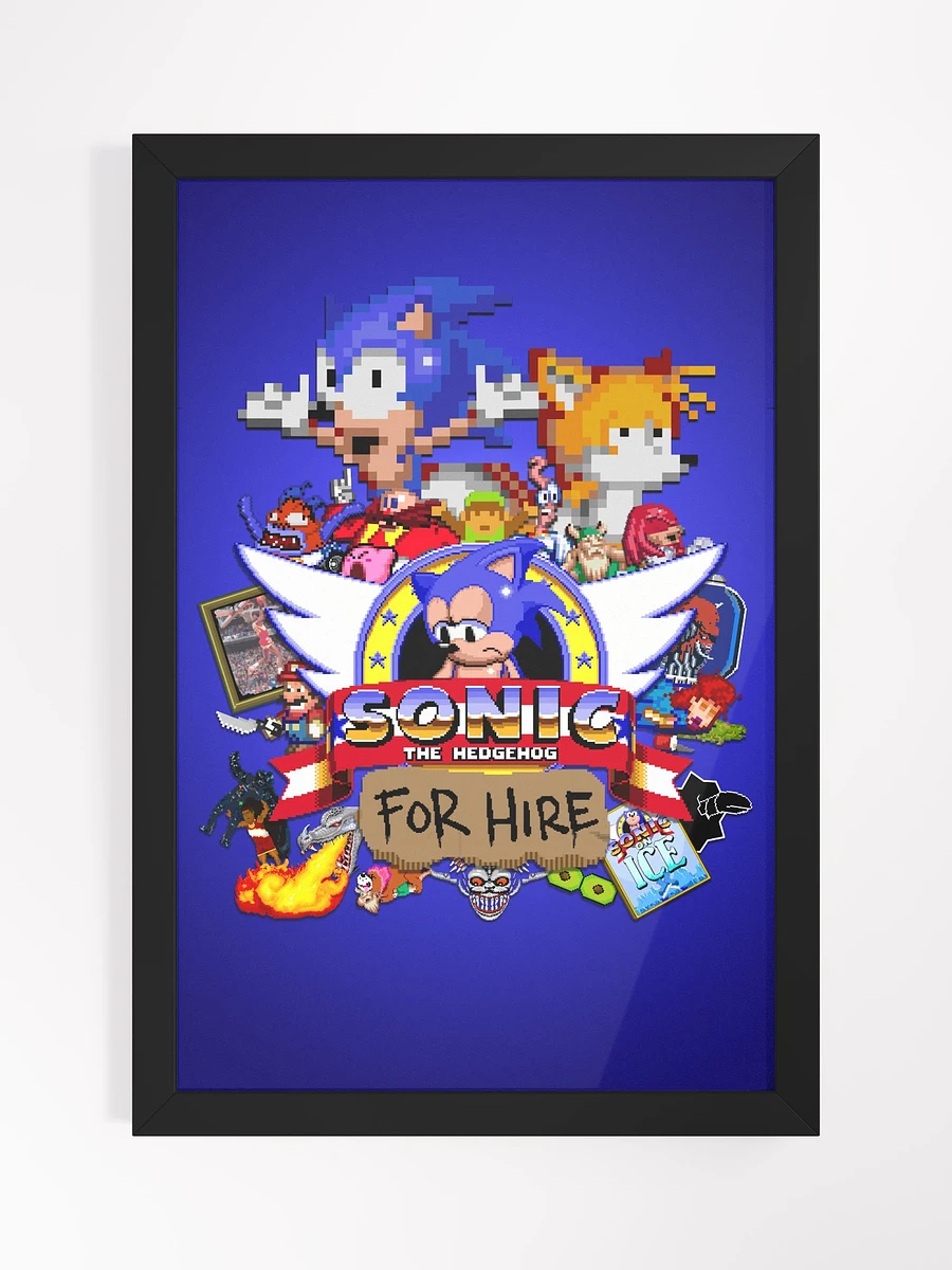Sonic For Hire Poster - Framed product image (2)