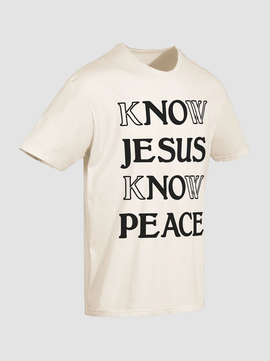 Know Jesus Know Peace Black product image (106)
