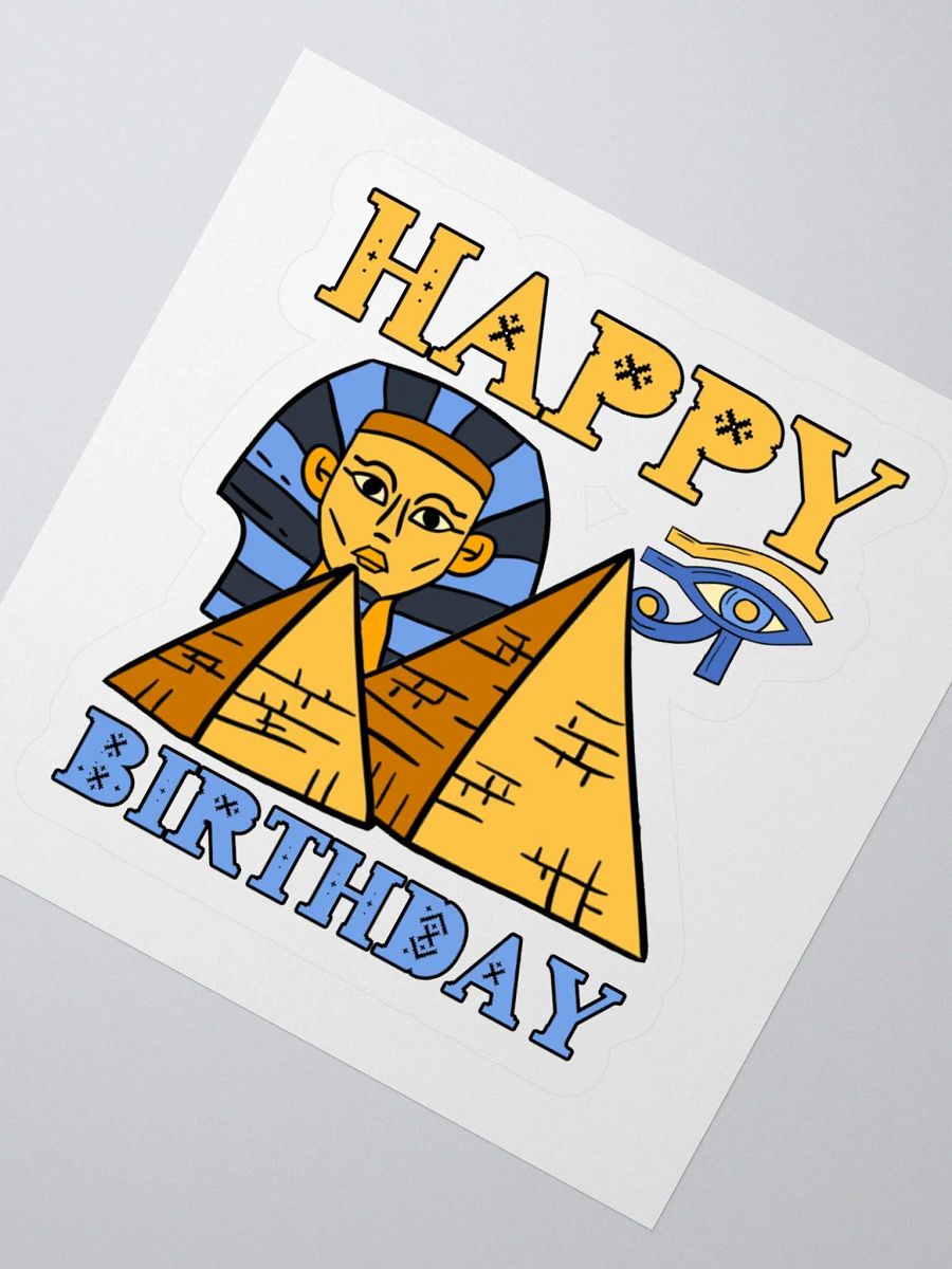 Happy Birthday (Egypt Pyramids) Sticker product image (2)