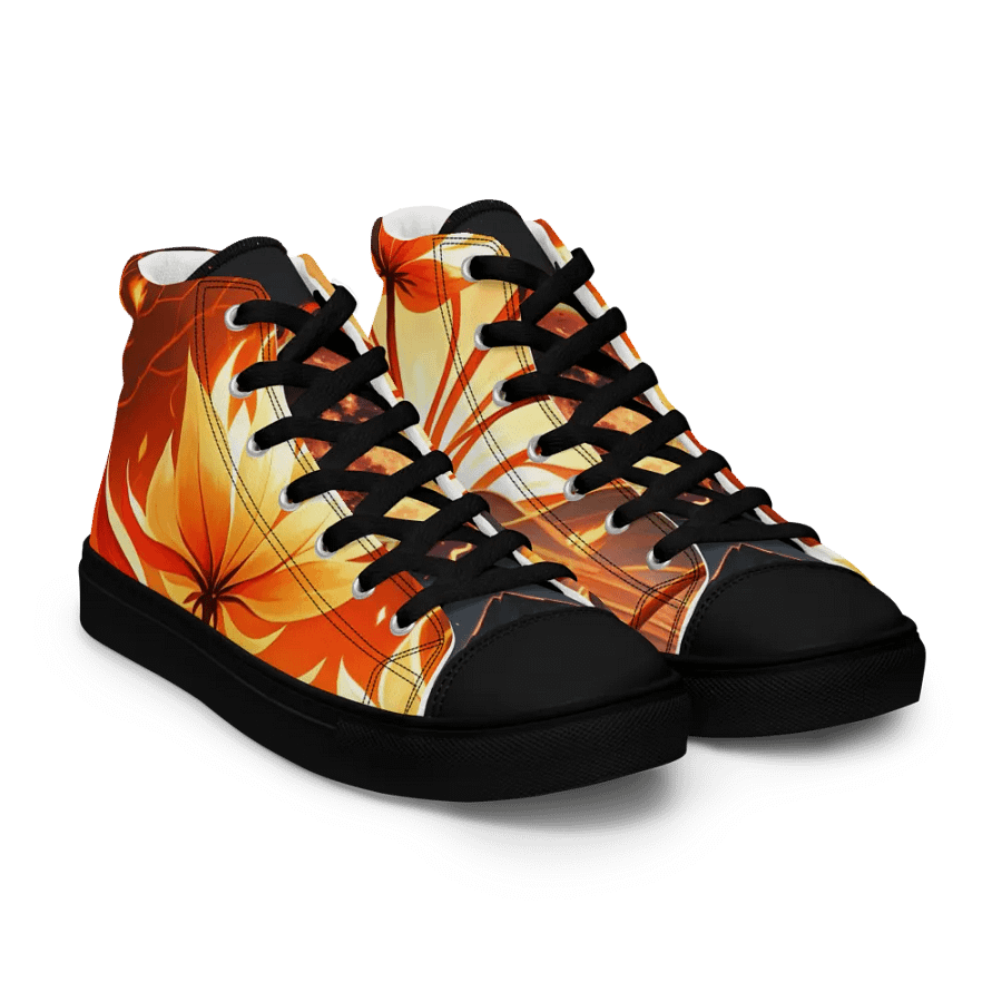Floral Flame High Tops (Fire Element Inspired) product image (12)