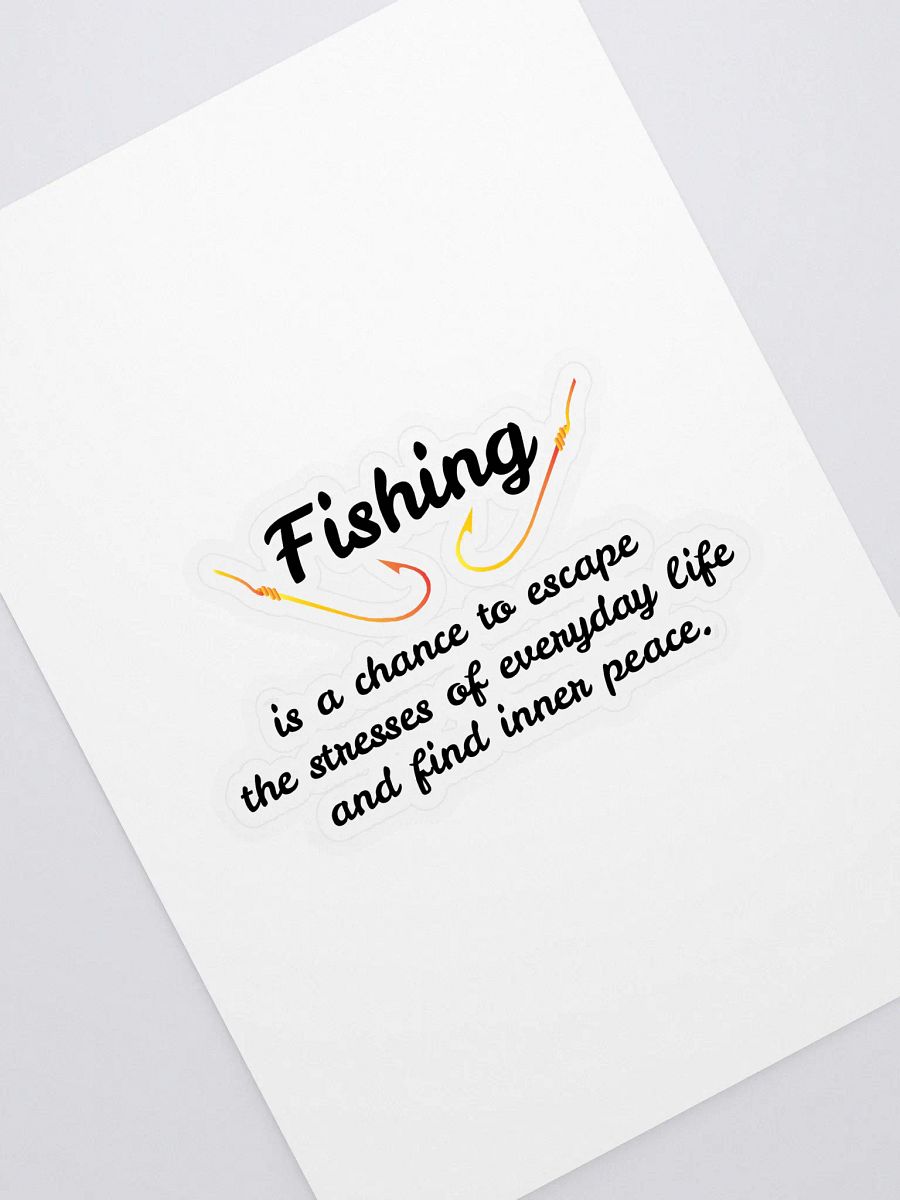 Fishing is a chance to escape the stresses of everyday life and find inner peace. product image (1)
