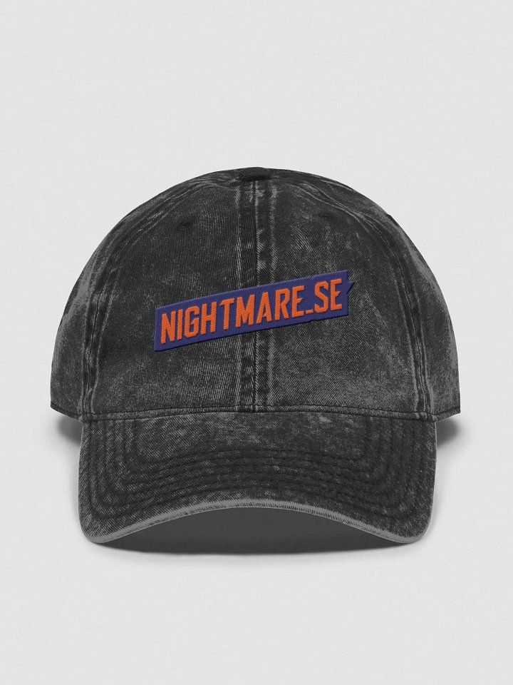 Nightmare_se Logo text hat product image (1)