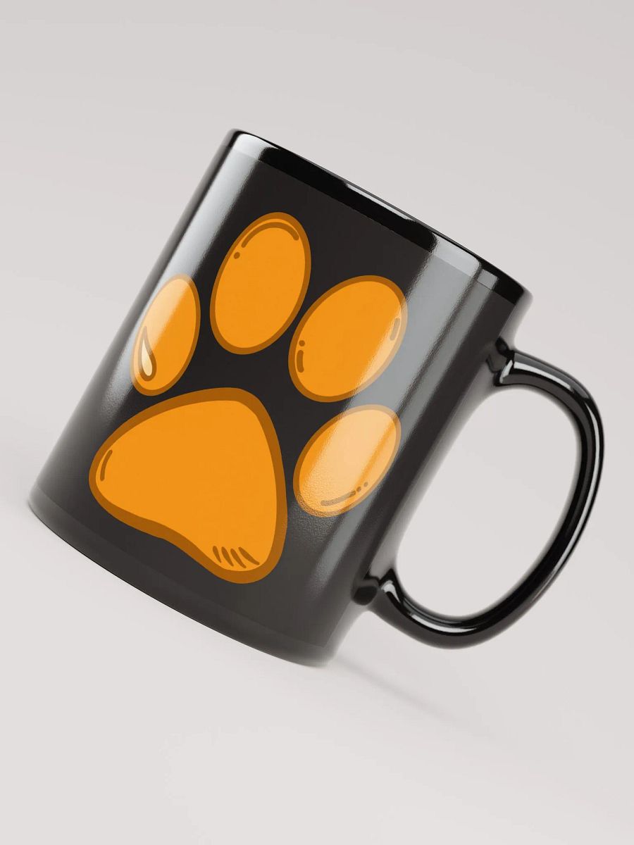 (Black) Orange Paw Mug product image (7)