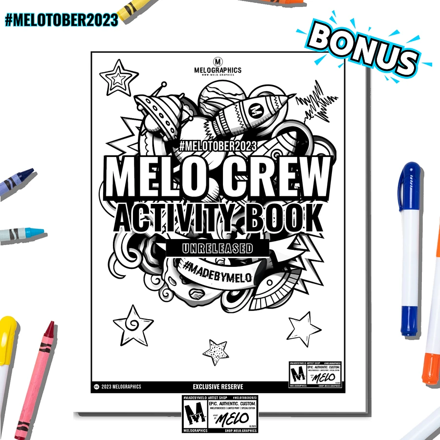 [LIMITED EDITION] Melo Crew Activity Book - Print & Digital Bundle #MELOtober2023 | #MadeByMELO product image (4)