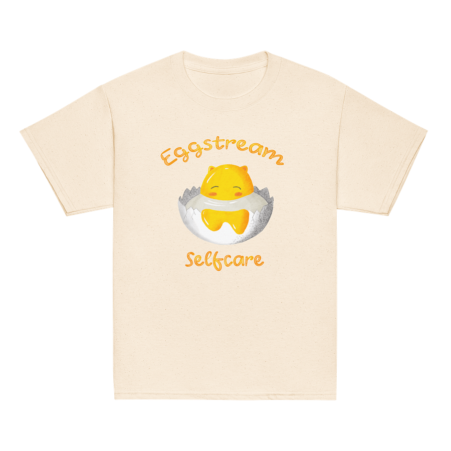 Keggs Eggstream Selfcare Youth Tee | Handdrawn Cute Character Shirt product image (2)