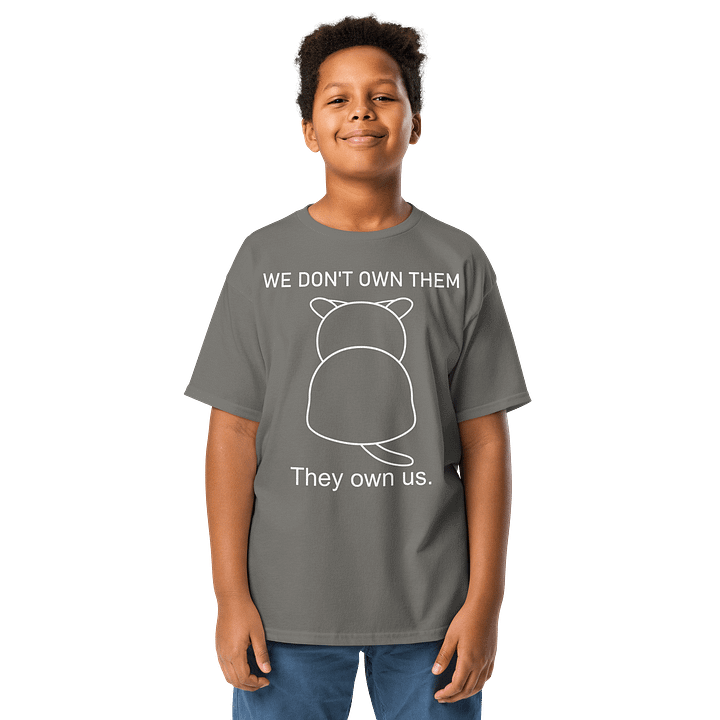 Cats Own Poeple - Unisex Youth Heavyweight T-shirt product image (1)