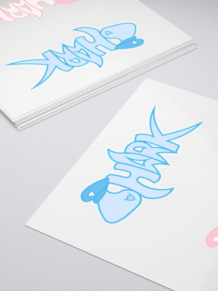 Blue and Pink Shark Stickers product image (12)