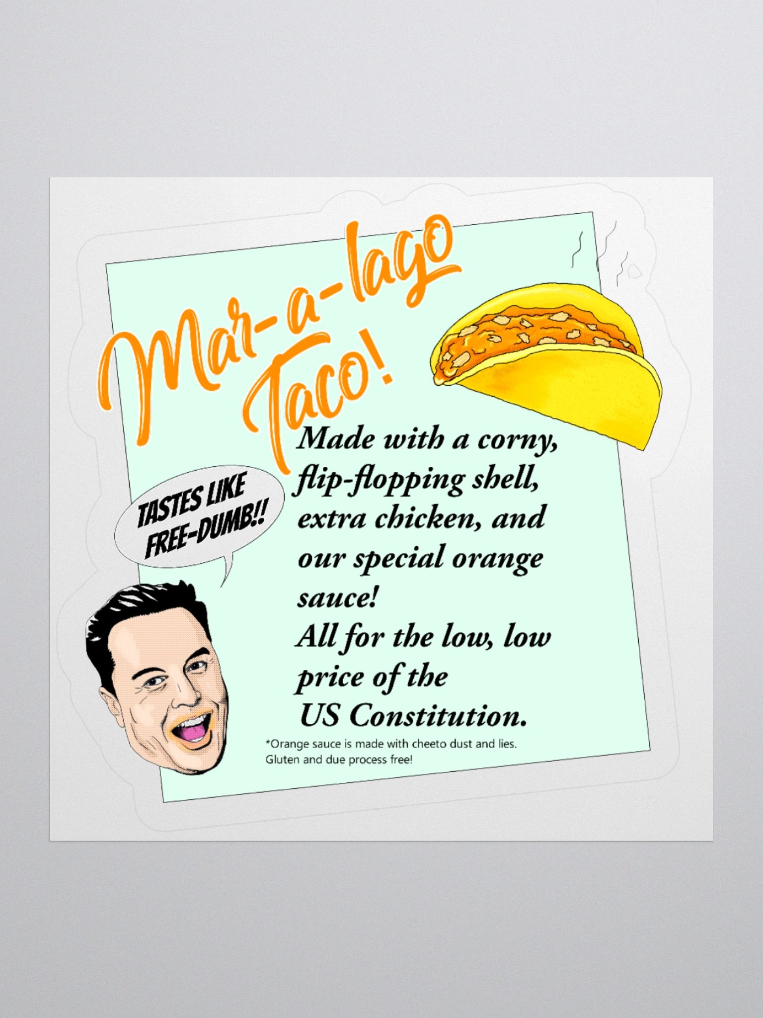 Mar-a-lago Taco Sticker product image (2)