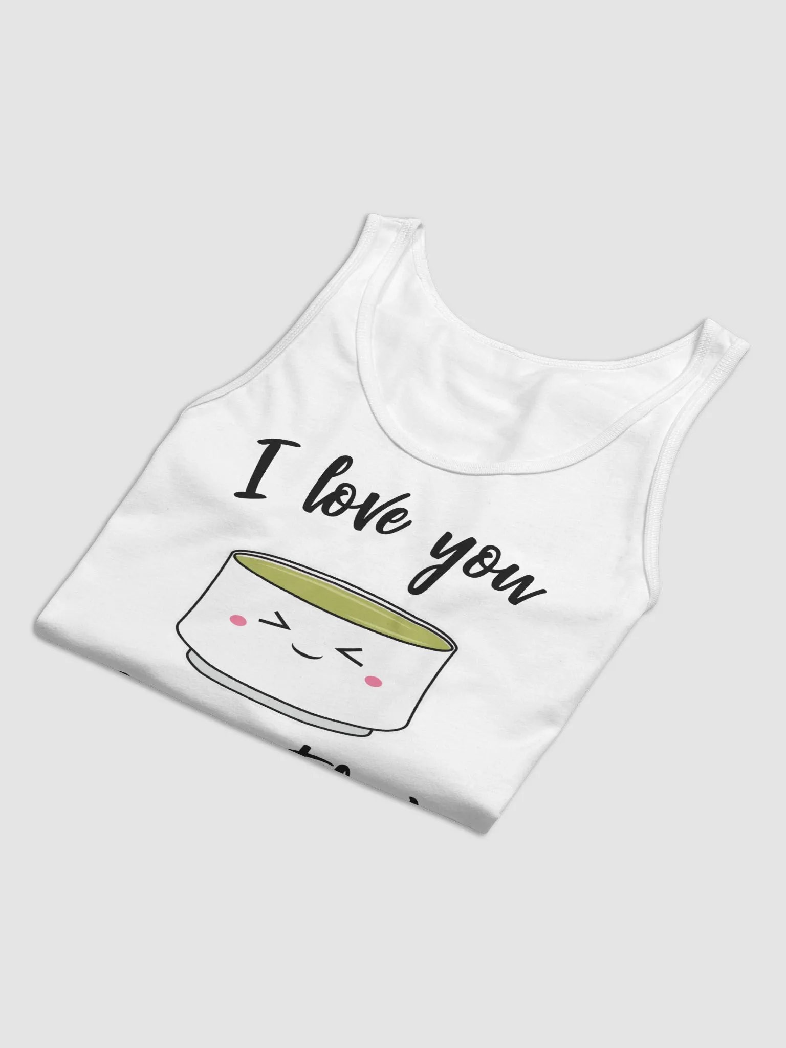 I Love You So Matcha Men/Unisex Tank Top product image (6)
