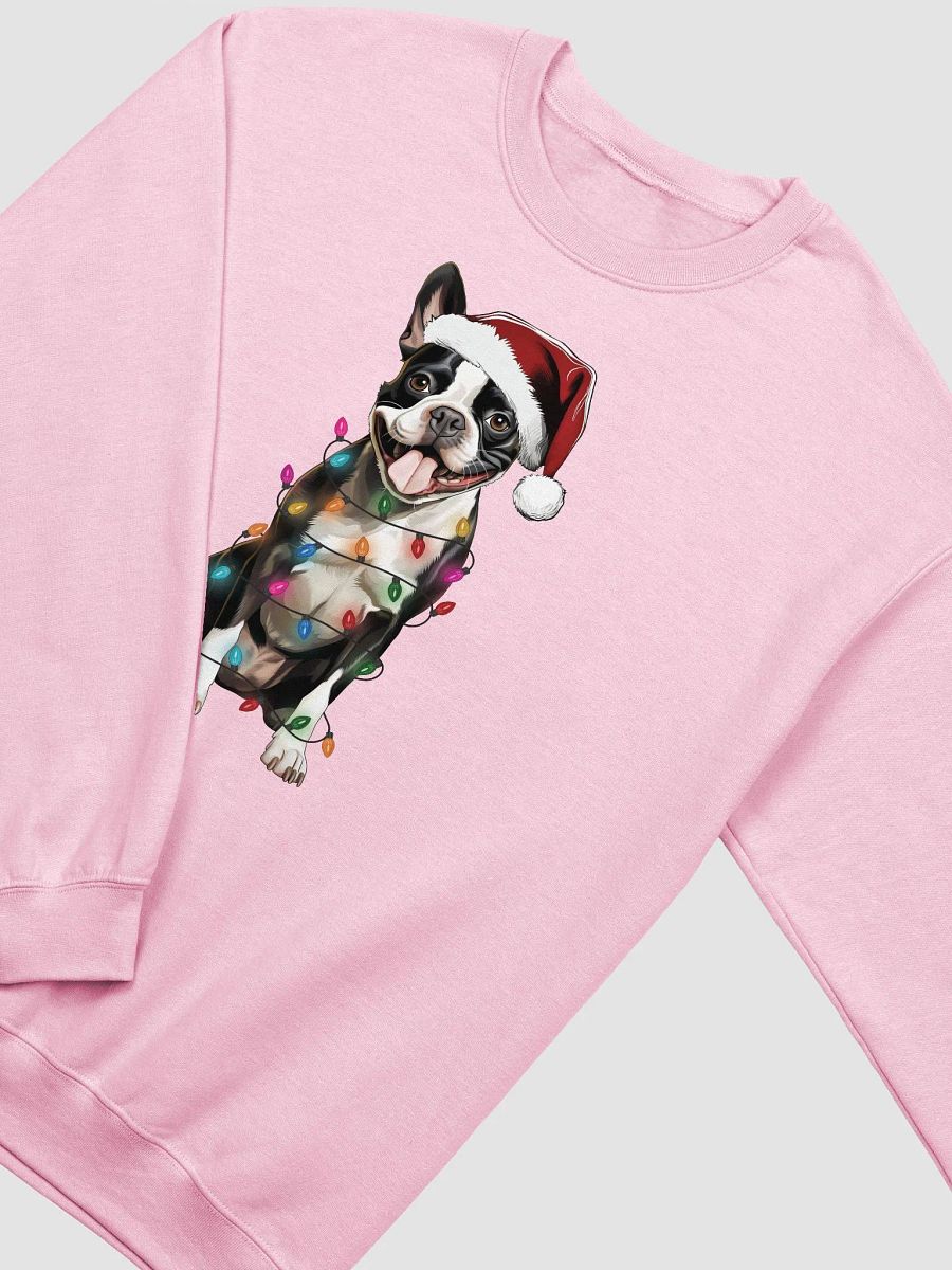Funny Boston Terrier Christmas Sweatshirt for Bostie Paw-rents product image (14)