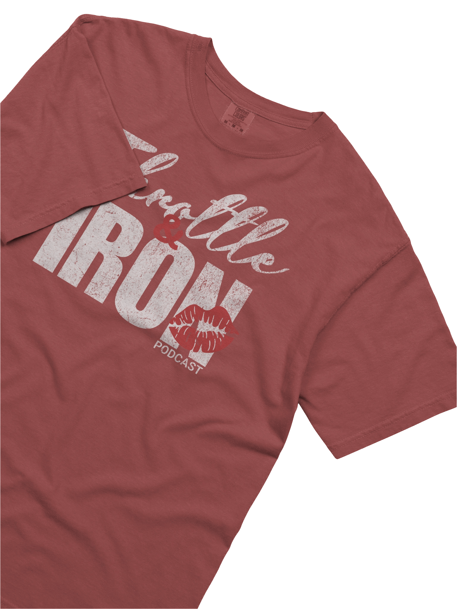 Throttle & Iron Podcast “Kissed by the Road” Tee product image (45)