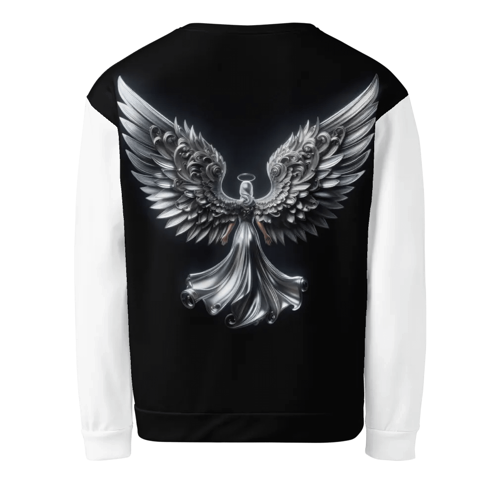 A Silver Angel and Cross - Unisex Sweatshirt #8 product image (2)