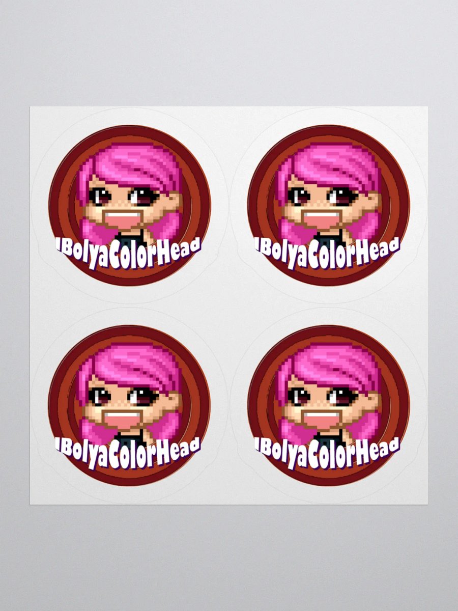 IbolyaColorHead Logo Stickers product image (2)
