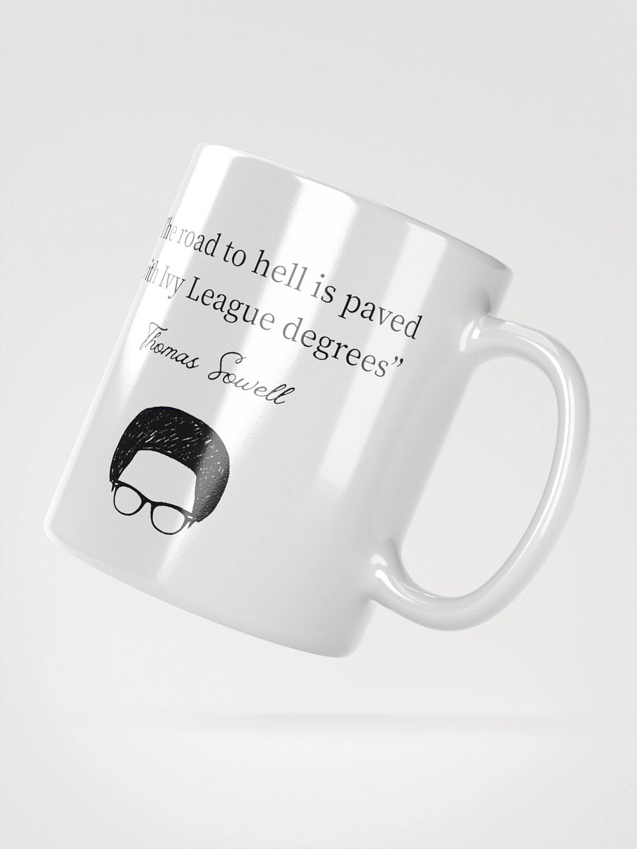 "The Road to Hell" — Thomas Sowell Quote Mug product image (2)