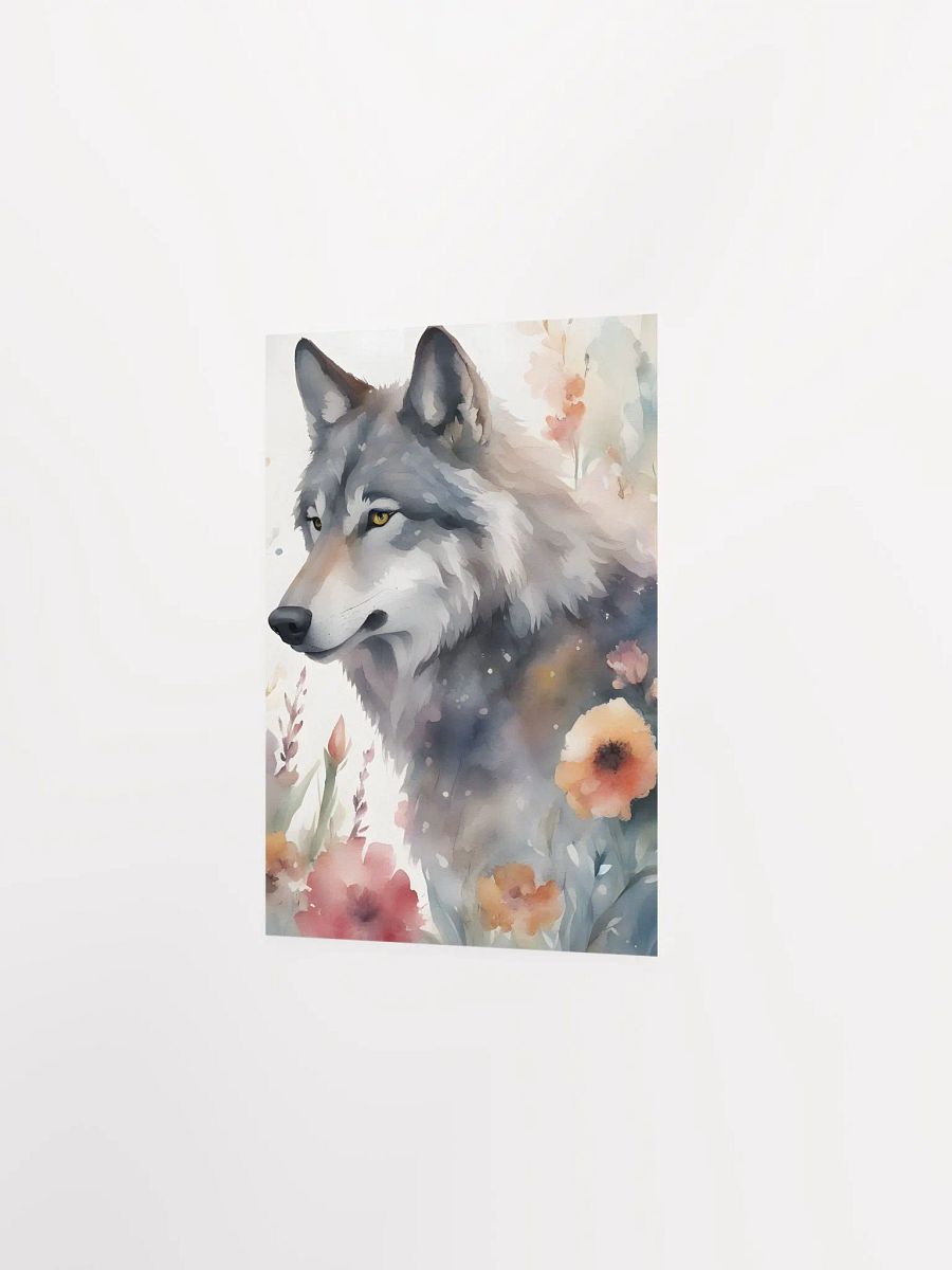 Reverse Coloring Wolf Poster product image (4)