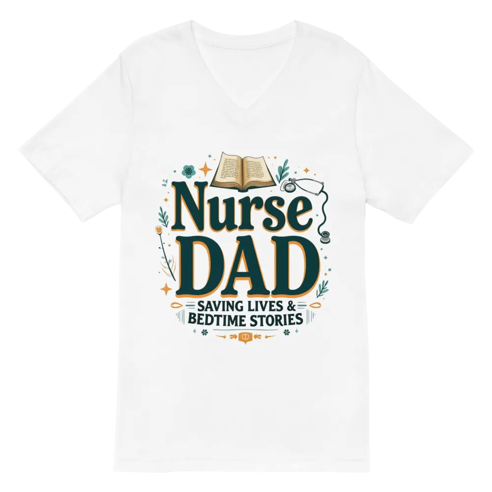 Nurse Dad Saving Lives Tee product image (2)