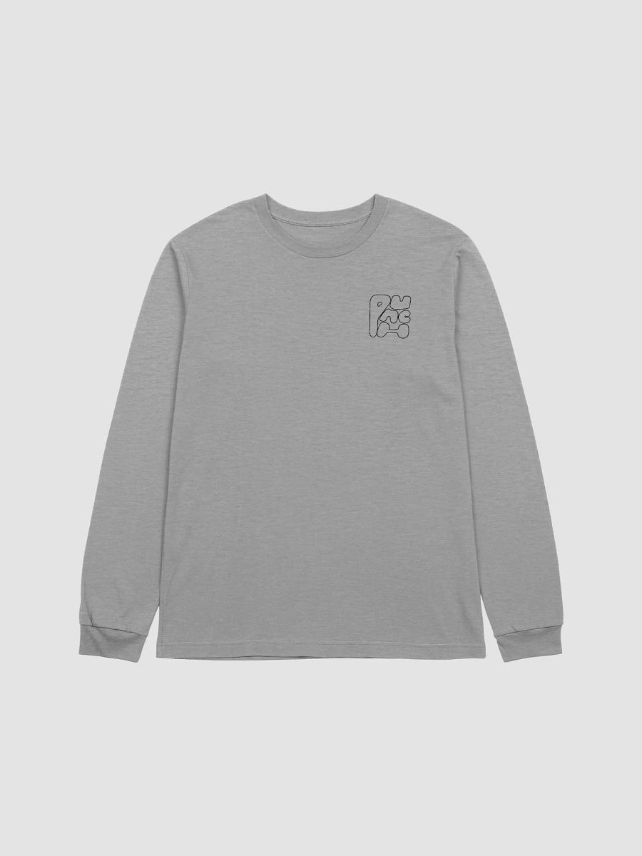 Olive and Martini on the Run Gray Long Sleeve T-Shirt product image (2)