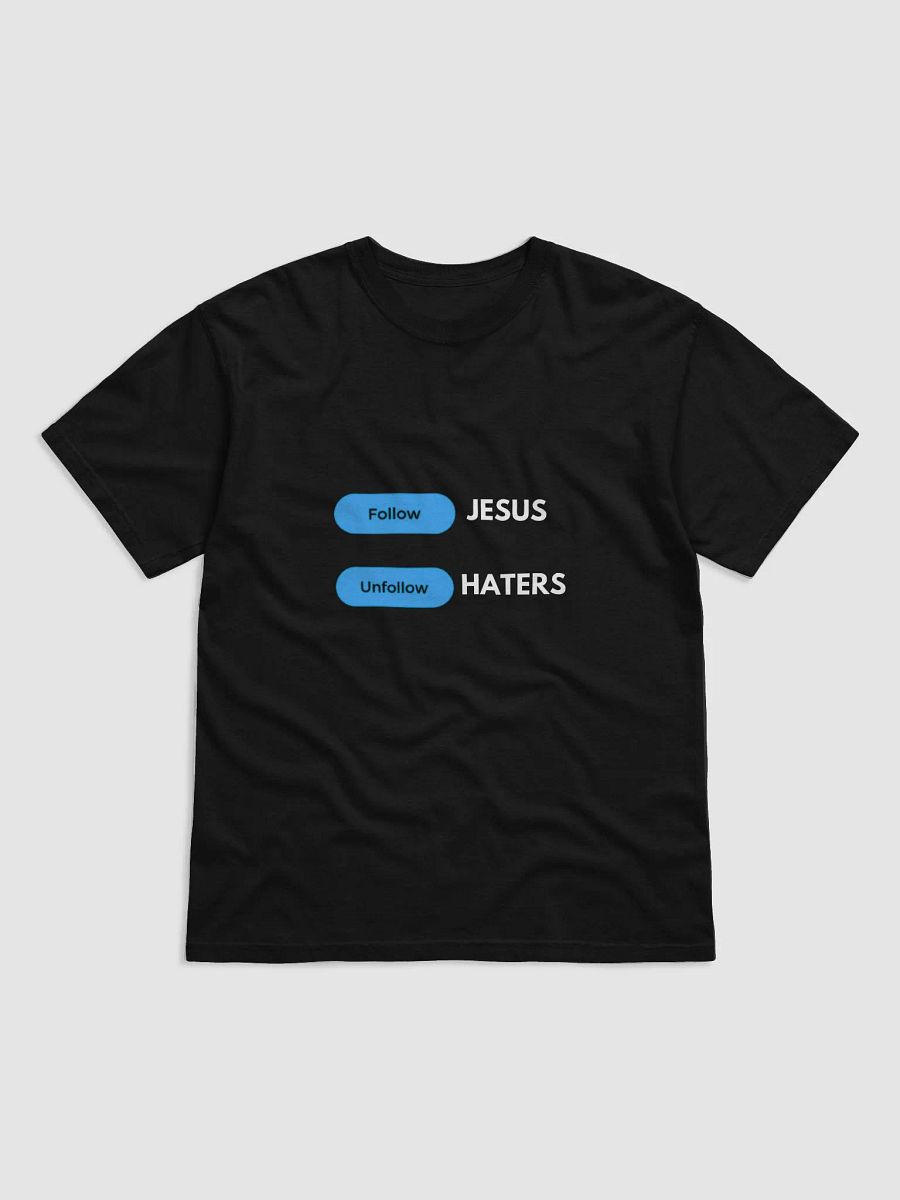 FOLLOW JESUS T-SHIRT (WHITE FONT) product image (2)