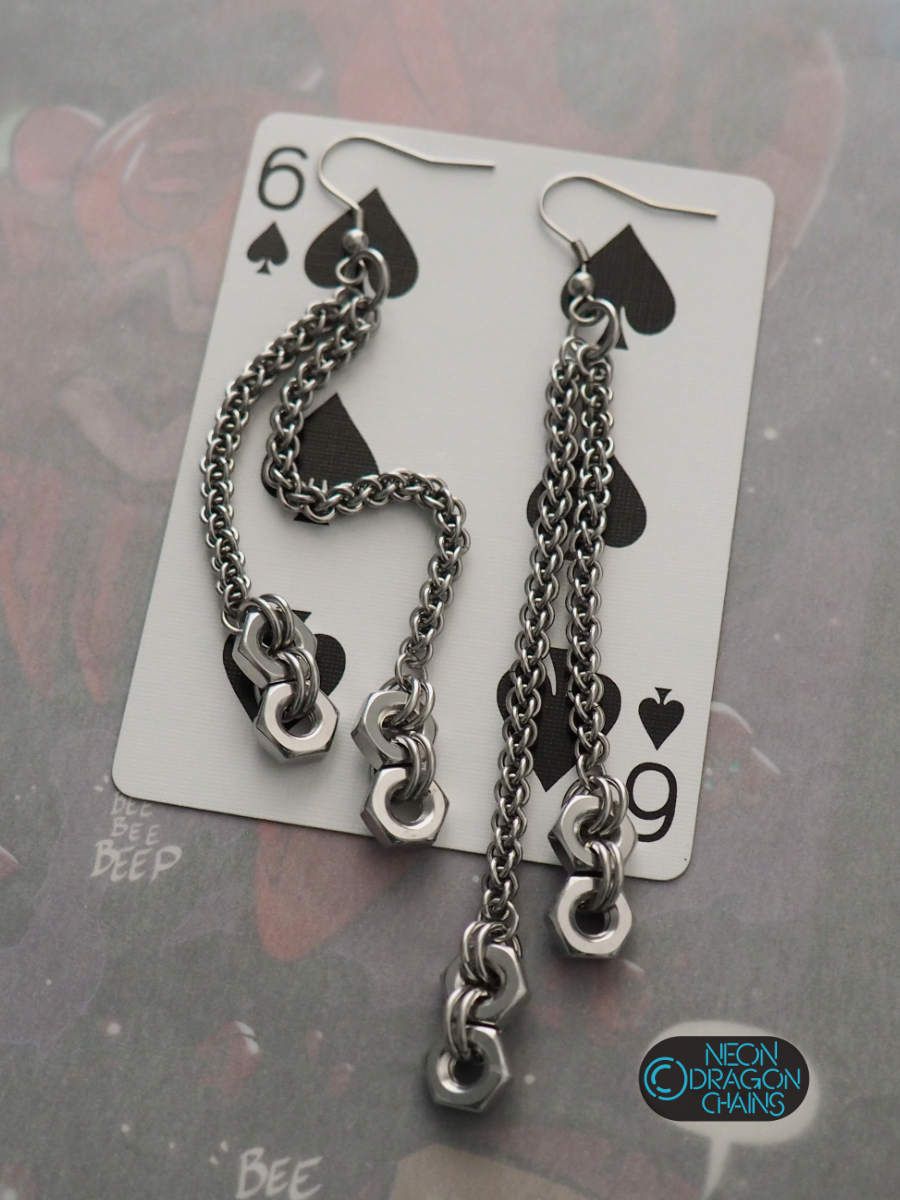 Astral Hex Nut Earrings product image (2)